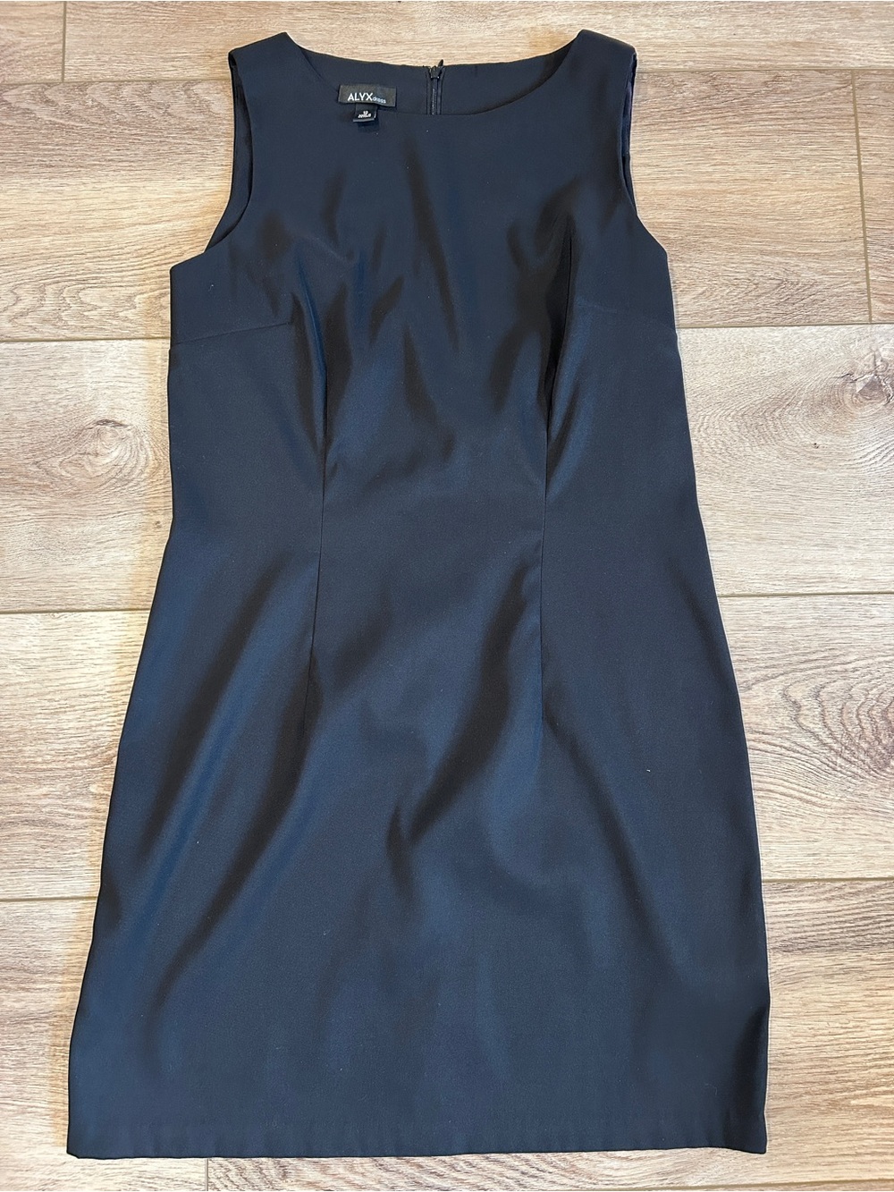 Alyx Black Sleeveless Mini Sheath Dress